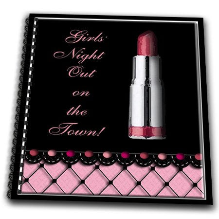 3dRose db_13000_1 Lipstick, Girls Night Out-Drawing Book, 8 by 8-Inch Beauty & Personal Care 3dRose