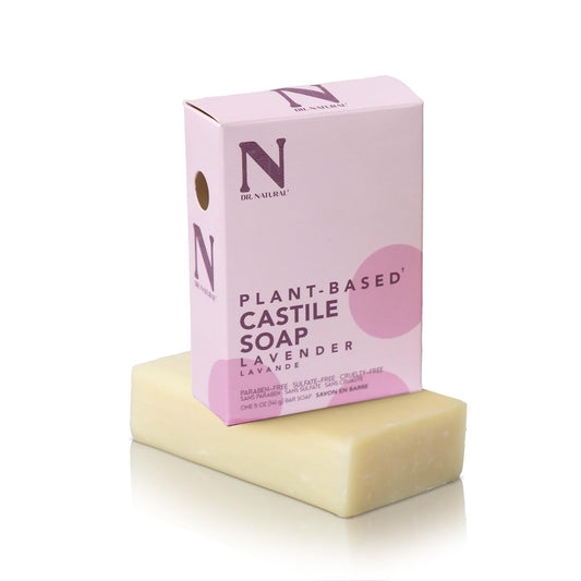 Dr. Natural Castile Bar Soap - Multipurpose Soap Bar with Anti-Acne Properties - For Face, Body and Hair - Sensitive Skin Body Wash - Lavender - 5 oz Beauty & Personal Care Dr. Natural