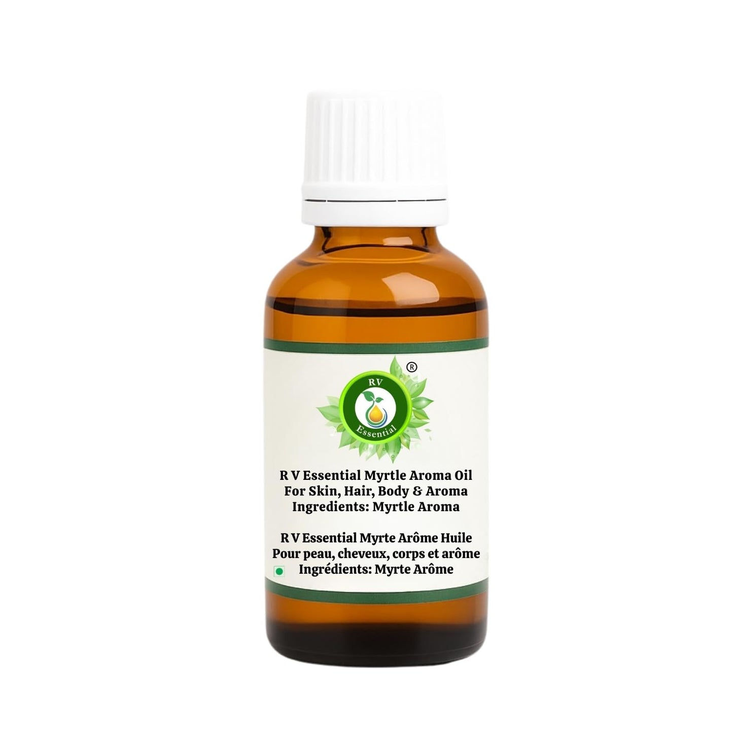 R V Essential Pure Myrtle Essential Oil 5ml (0.169oz)- Myrtus Communis (100% Pure and Natural Therapeutic Grade) Beauty and Personal Care R V Essential