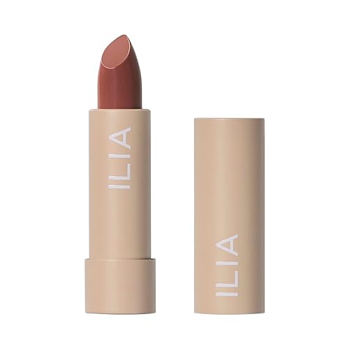 ILIA - Color Block Lipstick | Non-Toxic, Vegan, Cruelty-Free, Hydrating + Long Lasting, No Budge Color with Full Coverage (Marsala (Neutral Brown Beauty & Personal Care ILIA