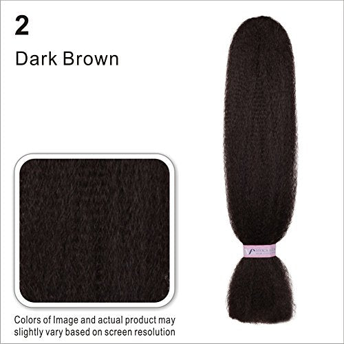 Vivica A Fox Hair Collection HKBK16-V Human Hair Afro Curl Kinky Bulk Extension, 2, 5.8 Ounce