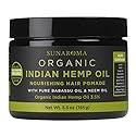 SUNAROMA Organic Hair Pomades (Indian Hemp Oil) Beauty & Personal Care SUNAROMA