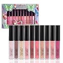 Enchante Ellen Tracy 10 Pc Lip Gloss Collection, Shimmery Lip Glosses for Women and Girls, Long Lasting Lip Gloss Set with Rich Varied Colors, Great Beauty & Personal Care Enchante