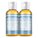 Dr. Bronner's - Pure-Castile Liquid Soap (Baby Unscented, 2 ounce, 2-Pack) - Made with Organic Oils, 18-in-1 Uses: Face, Body, Hair, Laundry, Pets Beauty & Personal Care Dr. Bronner's