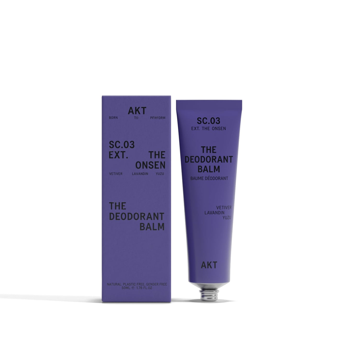 AKT Deodorant Balm 1.7 Fl Oz, Natural Deodorant for Men and Women, Award-Winning, Multi-use, Cream Deo Without Aluminum, Sc.03 The Onsen, Plastic Beauty and Personal Care AKT