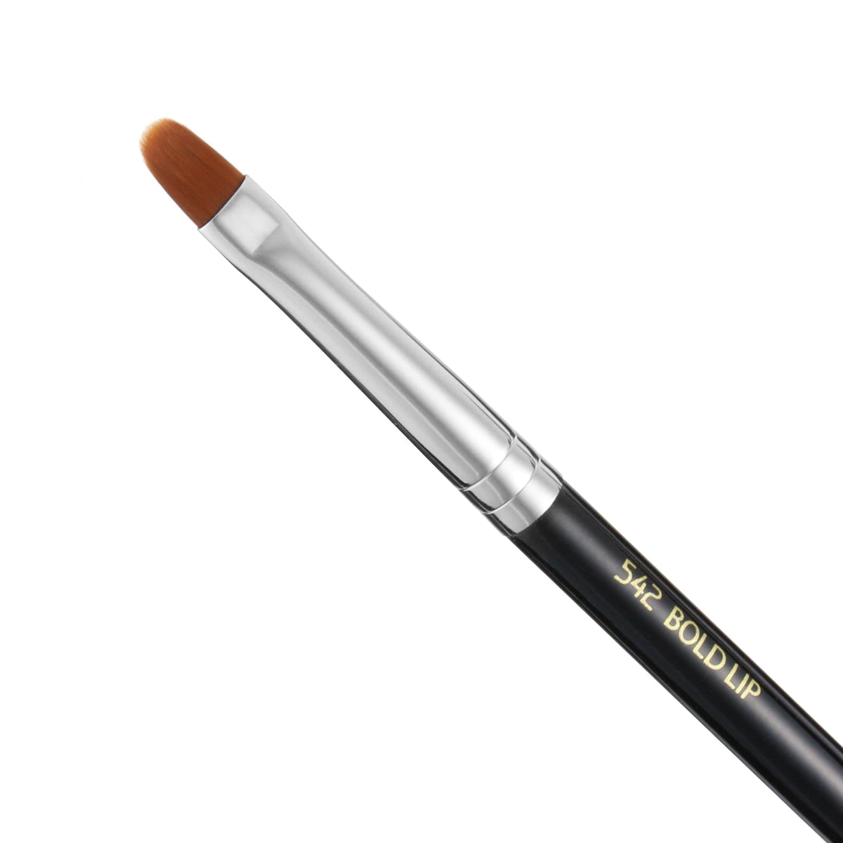Bdellium Tools Professional Makeup Brush - Maestro Series 542 Bold Lip - With Soft Synthetic Fibers, For Defining Contours of the Lips (Black, 1pc)
