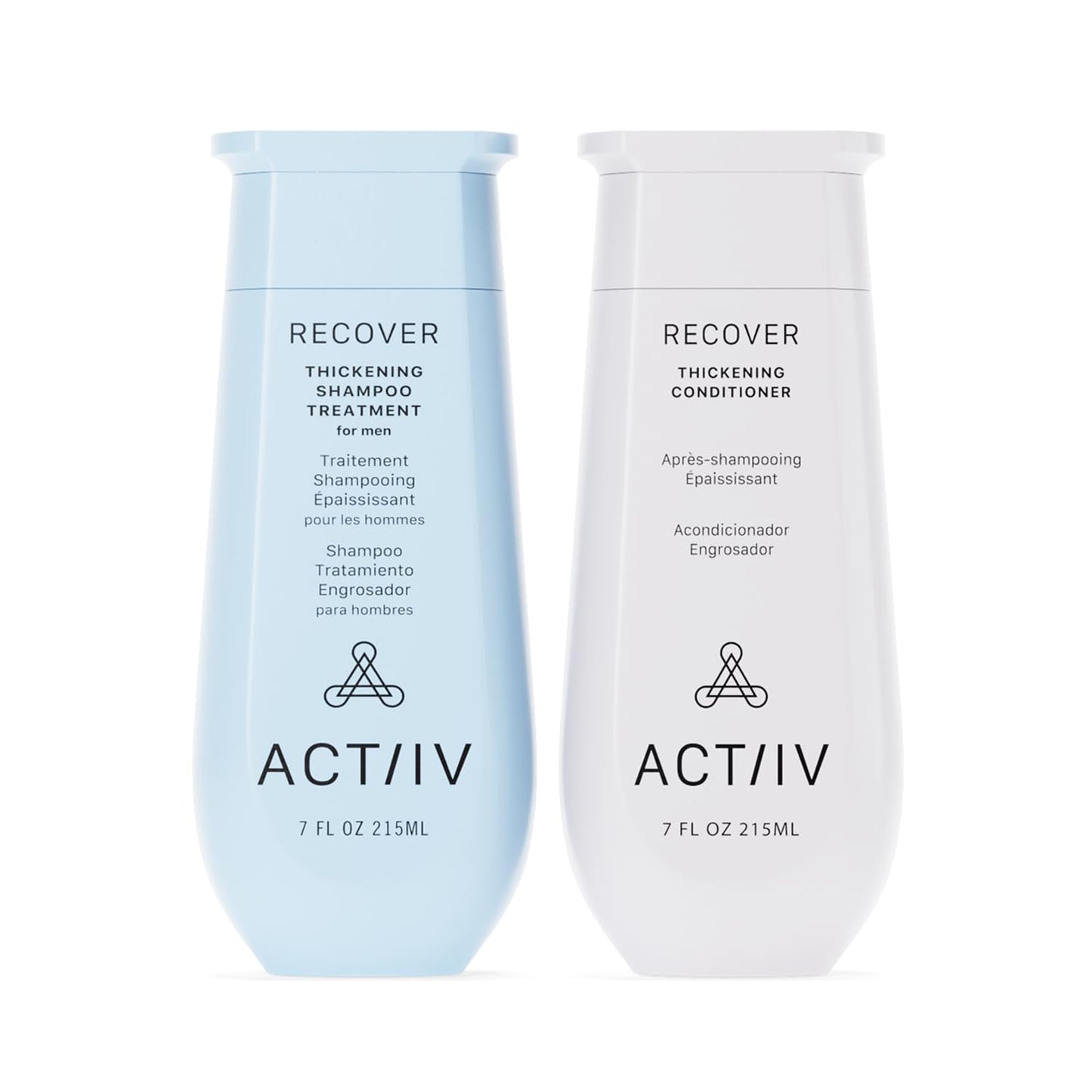 ACTIIV Recover Thickening Shampoo & Conditioner Bundle for Men (7 oz Each) - For Fine & Thinning Hair, Supports Fuller, Thicker-Looking Hair & Healthy Beauty & Personal Care ACTIIV