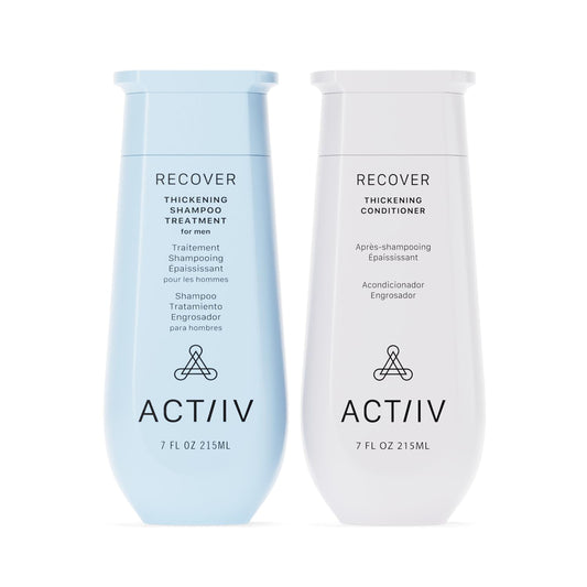ACTIIV Recover Thickening Shampoo & Conditioner Bundle for Men (7 oz Each) - For Fine & Thinning Hair, Supports Fuller, Thicker-Looking Hair & Healthy Beauty & Personal Care ACTIIV