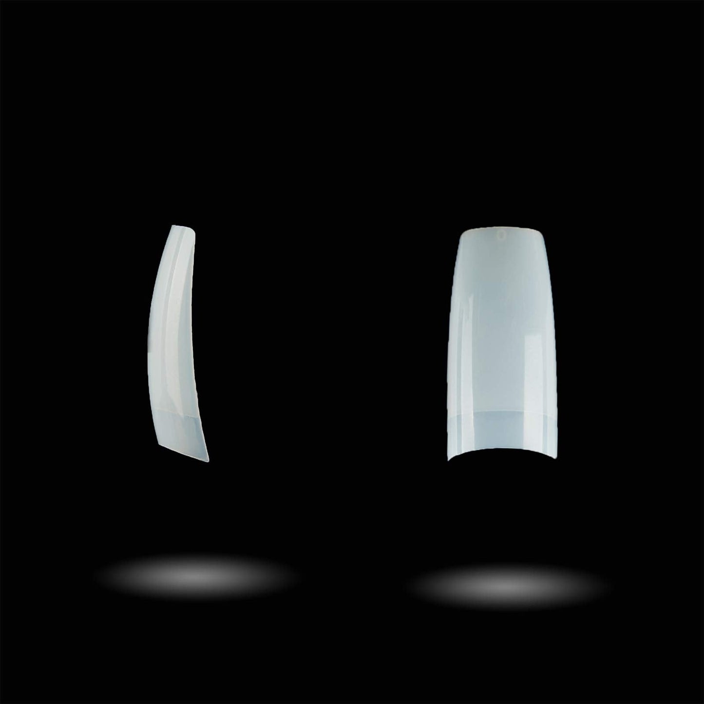 French Acrylic False Nail Tips, 500PCS Fake Nail Shape Artificial False Nails Tips 10 Sizes with Case for Nail Art Salons (Natural) Beauty & Personal Care RayanWay