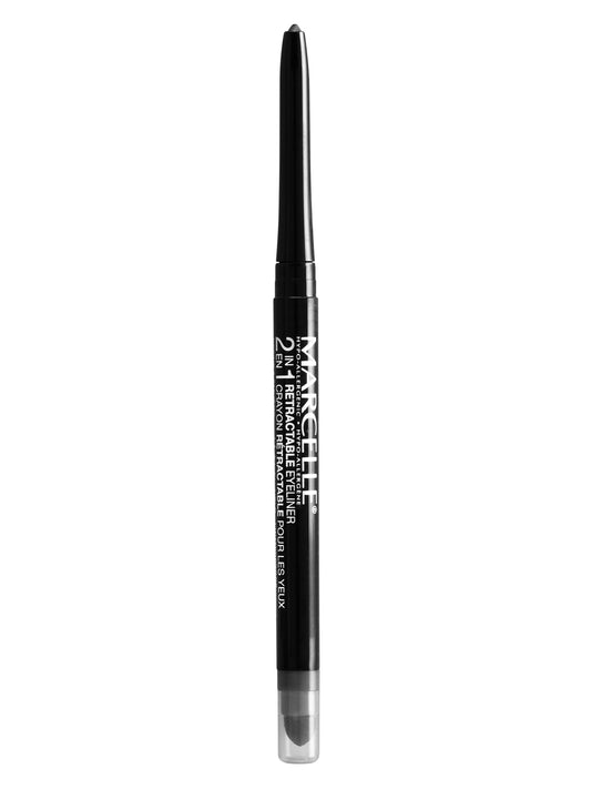 Marcelle 2-in-1 Retractable Eyeliner, Charcoal, 0.31 g