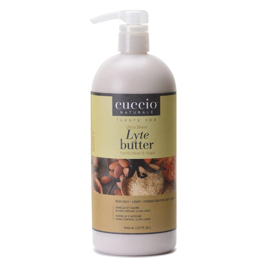 Cuccio Vanilla Bean and Sugarcane Lyte Body Butter,Vanilla Bean and Sugar,I0121750 Beauty & Personal Care Cuccio