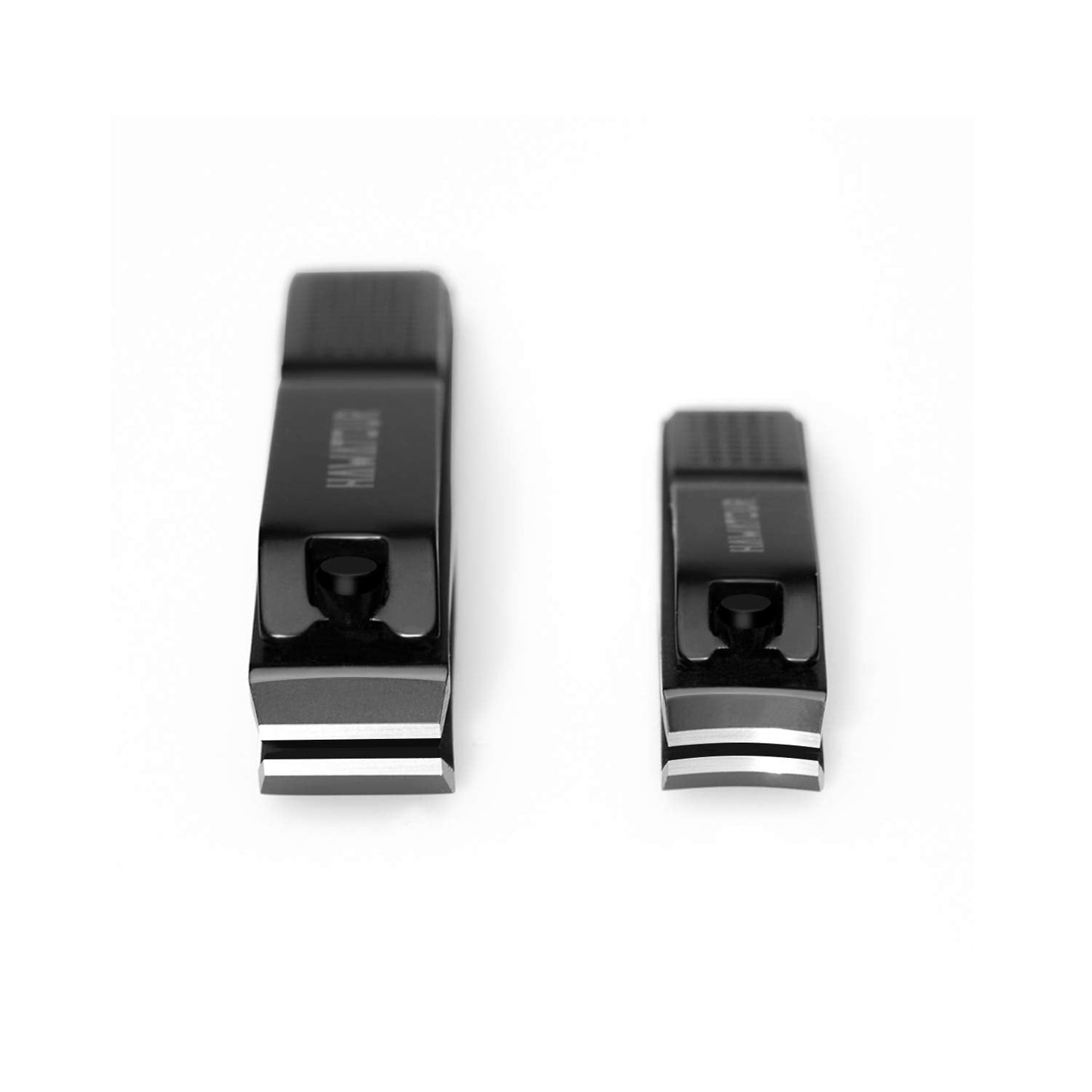 HAWATOUR Nail Clippers Set, Ultra Sharp Sturdy Fingernail and Toenail Clipper Cutters with Visibly Tin Case, Black Beauty & Personal Care HAWATOUR
