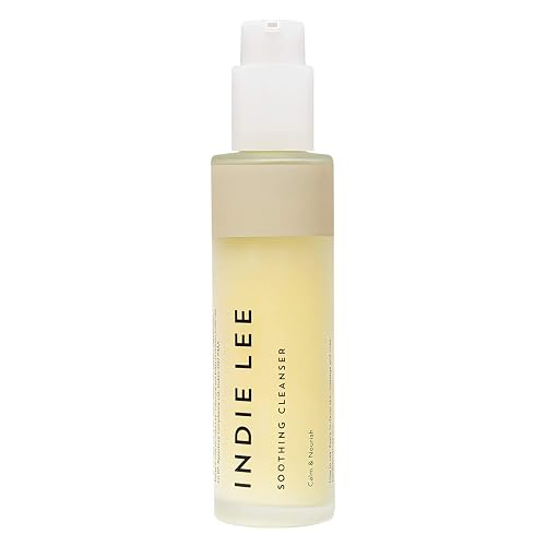 Indie Lee Soothing Facial Cleanser, Gentle, Moisturizing Face Wash + Makeup Remover for Sensitive Skin, Hydrate & Calm Redness with Rose Damascena Beauty & Personal Care Indie Lee