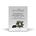 SheaOlein Naturally Essential BAMBOO CHARCOAL Deep Cleanse Detoxifying Soap Bar 5 oz Beauty & Personal Care SheaOlein Naturally Essential