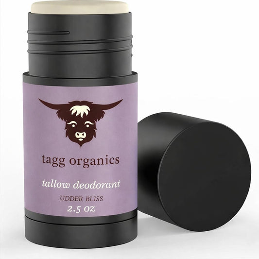 TAGG ORGANICS Purely Organic Deodorant from Grass-Fed Tallow and Natural Odor Neutralizers - Pure Essential Oils and Vitamin K For Skin Health Beauty and Personal Care TAGG ORGANICS
