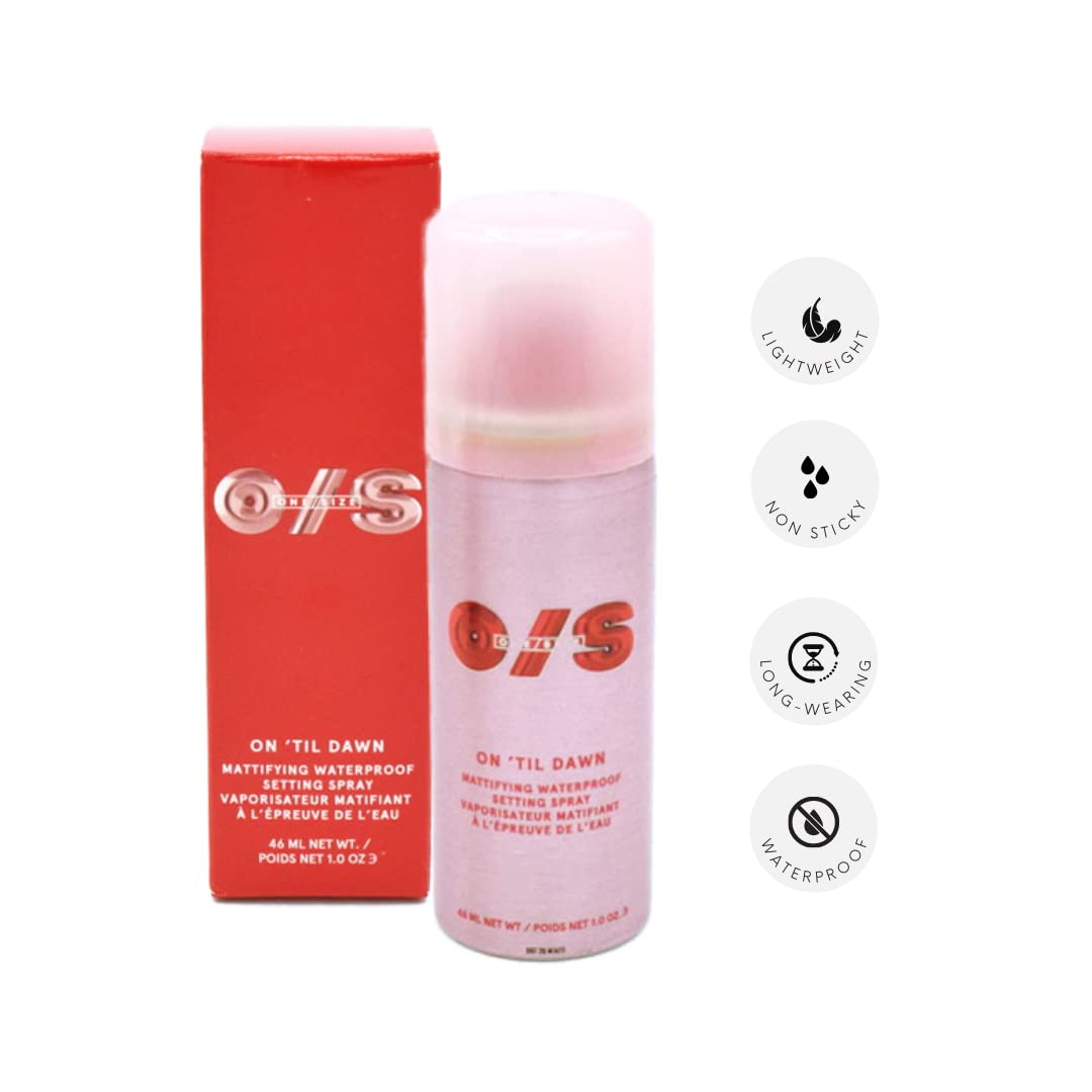 One Size by Patrick Starrr On 'Til Dawn Travel Size Mini Mattifying Waterproof Setting Spray for Long Lasting Face Makeup, All Day Matte Finish, Light Beauty & Personal Care One size