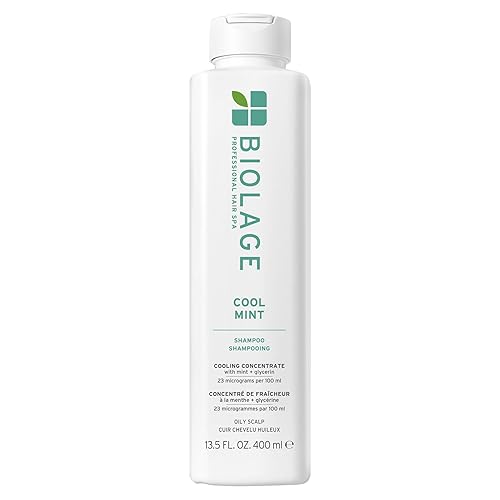 Biolage Cool Mint Shampoo - Balancing Shampoo for Oily Scalp, Gently Cleanses, Refreshes & Helps Balance, Mint & Glycerin, Vegan & Paraben-Free, 13.5 Beauty & Personal Care Biolage