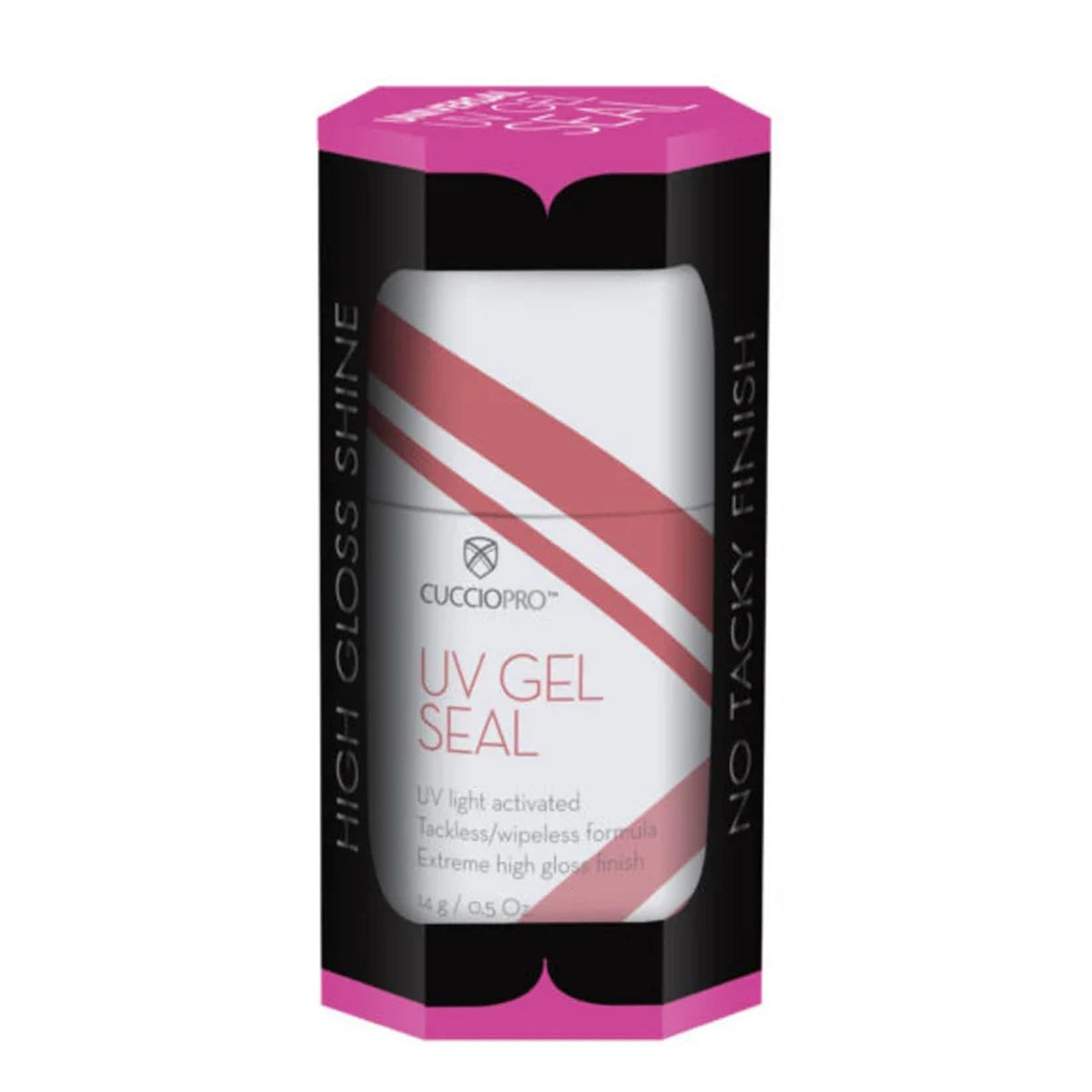 Cuccio Pro Universal UV Gel Seal - High-Gloss, No-Wipe Top Coat for Gel and Acrylic Nails, 0.5 oz
