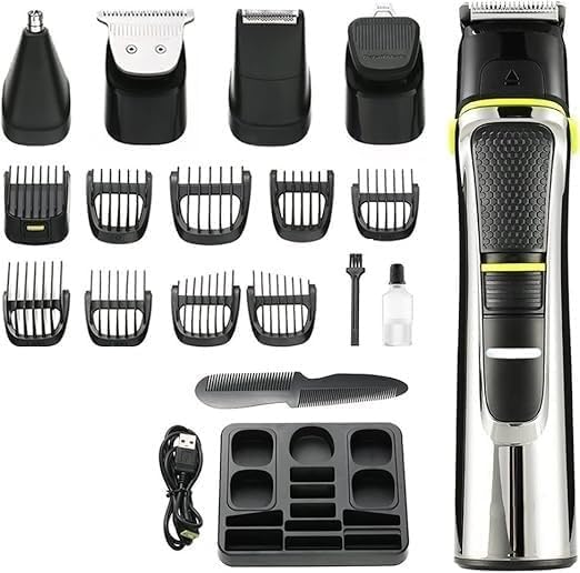 YREAJZVS Hair Clipper, All-in-one Professional Hair Trimmer for Men Facial Body Shaver Electric Hair Clipper Beard Trimmer Hair Cutter Machine Beauty and Personal Care YREAJZVS