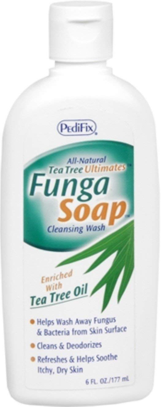 Pedifix FungaSoap Tea Tree Cleansing Wash - Antifungal Body Wash & Foot Soap - All-Natural Tea Tree Oil Cleanser for Athlete’s Foot, Ringworm, Jock Beauty & Personal Care Pedifix
