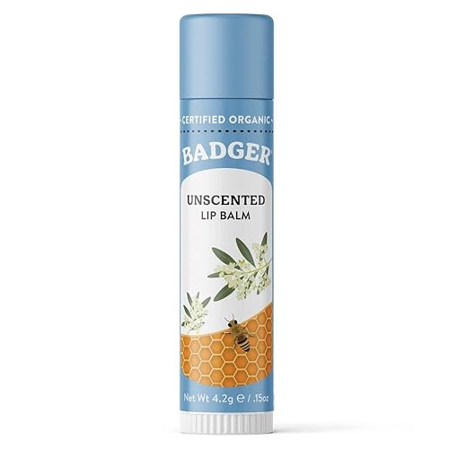 Badger Lip Balm Stick,0.15 oz Beauty & Personal Care Badger
