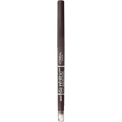 L'Oreal Paris Makeup Infallible Never Fail Original Mechanical Pencil Eyeliner with Built in Sharpener, Brown, 0.008 oz. Beauty & Personal Care L'Oreal Paris