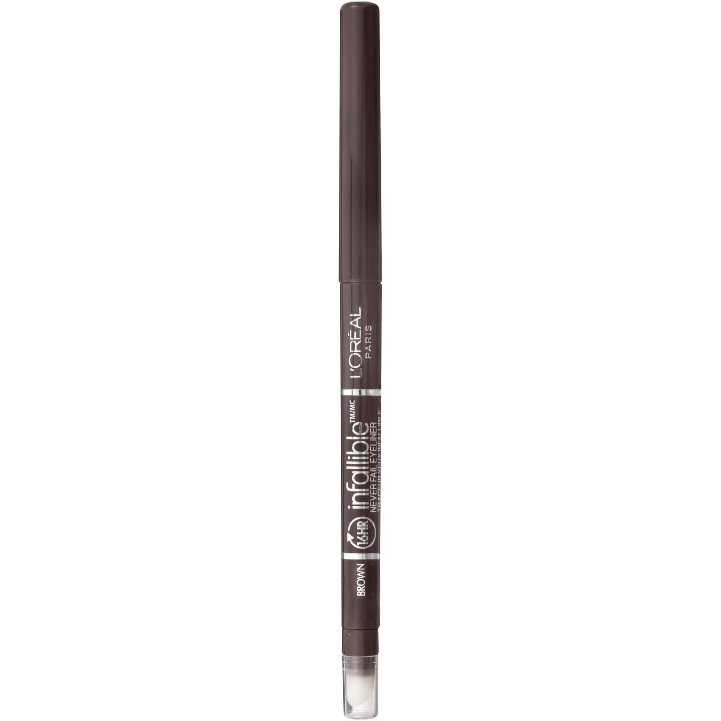 L'Oreal Paris Makeup Infallible Never Fail Original Mechanical Pencil Eyeliner with Built in Sharpener, Brown, 0.008 oz. Beauty & Personal Care L'Oreal Paris