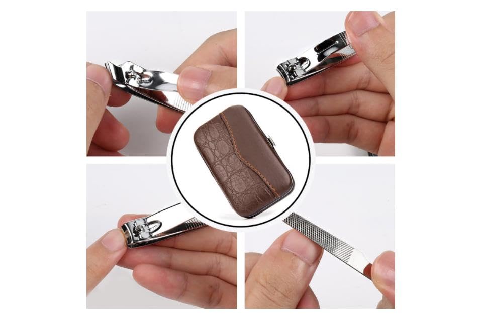 10 PCS Manicure Pedicure Set Nail Clippers - Stainless Steel Manicure Kit - Tools for Nail,Cutter Kitsfor Women or Men,Includes Cuticle Remover Beauty & Personal Care Yrighjo
