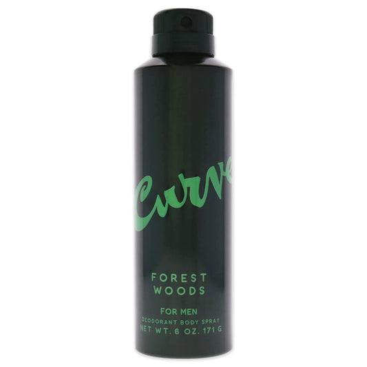 Curve Forest Woods Men's Deodorant Fragrance Spray, Casual Day or Night Scent, 6.0 fl oz Beauty and Personal Care Curve