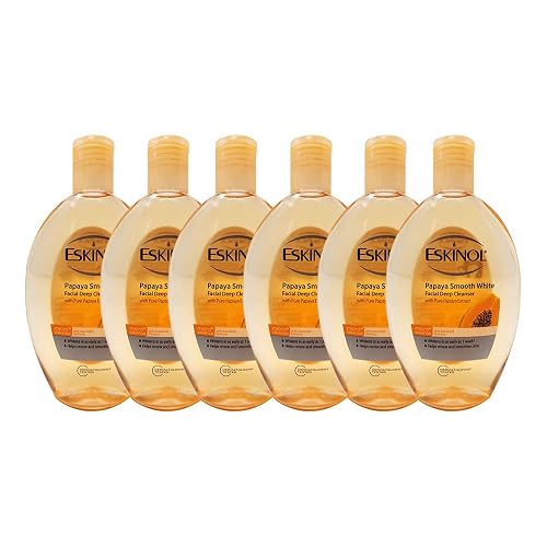Eskinol Facial Cleanser 225 Ml - 7.6 Oz (Pack of 6) (Papaya) Beauty & Personal Care scthkidto