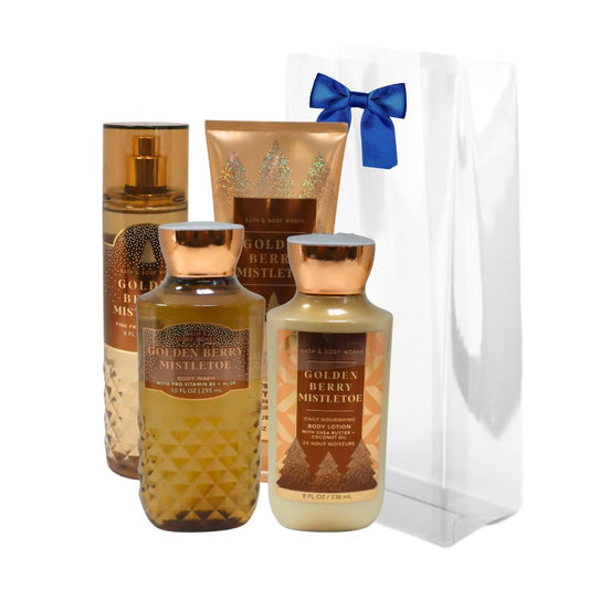 BATH AND BODY WORKS GOLDEN BERRY MISTLETOE Beauty and Personal Care Bath & Body Works
