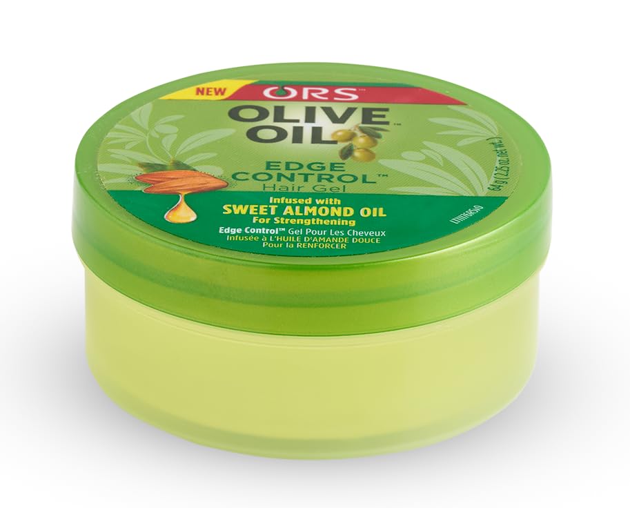 ORS Olive Oil Edge Control Hair Gel with Sweet Almond Oil for Strengthening 2.2 Ounces Beauty & Personal Care ORS