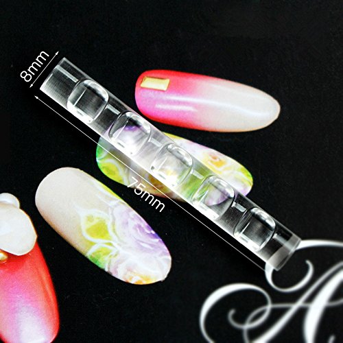 Set of 2 Nail Art Pen Holder, Gel Lip Nail Brush Carrier Rack, Crystal Pens Organizer for Beauty Tool Storage and Display (2pcs of Pen Holders) Beauty & Personal Care MEYA