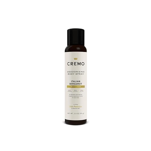 Cremo Italian Bergamot Body Spray, A Sophisticated Blend of Bergamot, Neroli Blossom, and Fresh Vetiver, 3.5 Fl Oz Beauty & Personal Care Cremo
