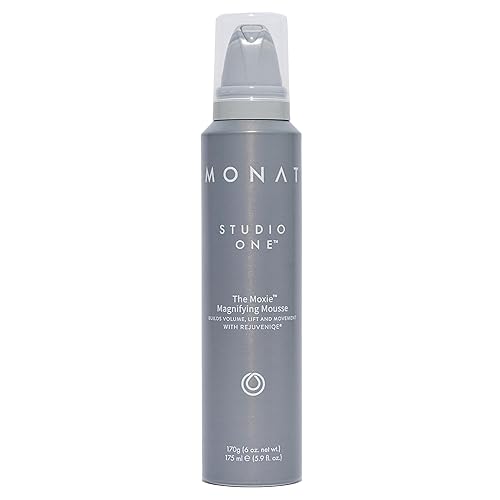 MONAT Studio One™ The Moxie™ Magnifying Mousse -Lightweight Hair Mousse, Long-Lasting Anti Frizz, Helps Create Voluminous Style w/Touchable Hold. Soft Beauty & Personal Care MONAT