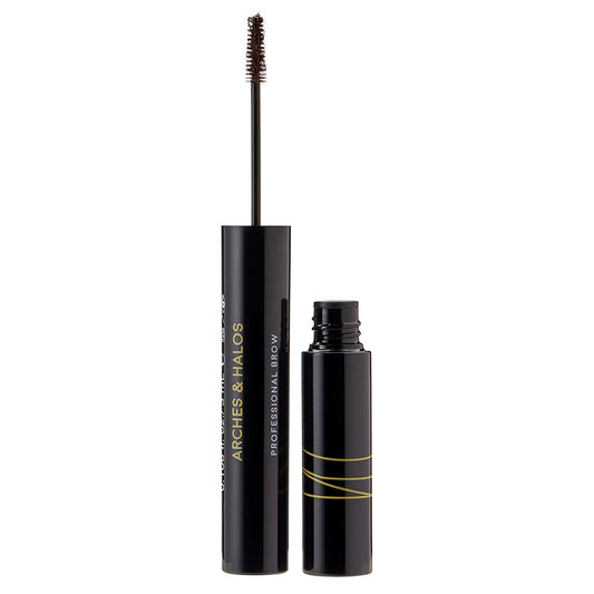 Arches and Halos Microfiber Tinted Brow Mousse - Richly Pigmented Eyebrow Shaper - Water Resistant Filler Pen - Vegan - Warm Brown - 0.11 oz Beauty & Personal Care Arches & Halos