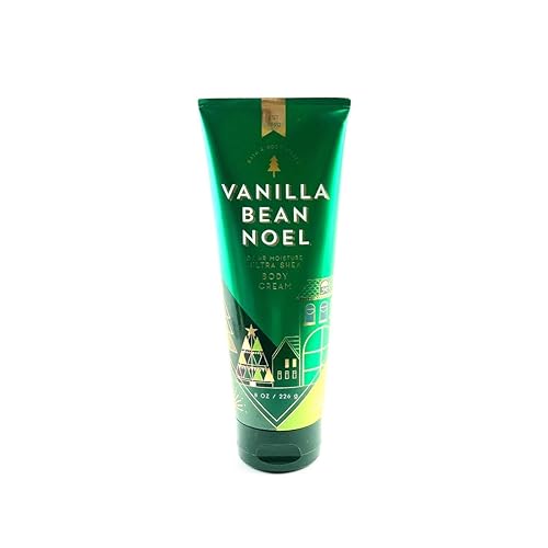 Bath & Body Works Vanilla Bean Noel Ultra Shea Body Cream, 8 Ounce, Multicoloured Beauty & Personal Care Bath & Body Works