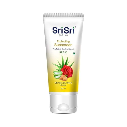 Sri Sri Tattva Protecting Sunscreen Cream SPF 30-60 ml Cream Beauty & Personal Care NWIL