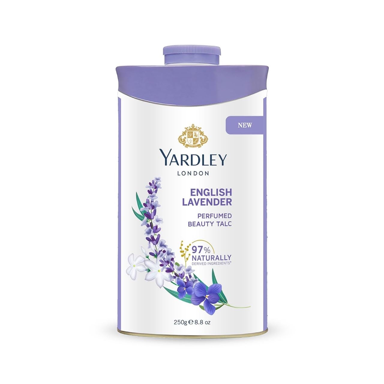 Yardley English Lavender Perfumed Talc | 250g ( 8.81 Ounce) | Pack of 1 Beauty & Personal Care Yardley