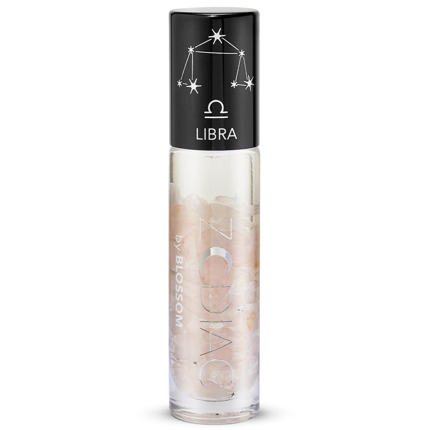 Blossom Lip Gloss Zodiac Sign Vanilla Scented Roll-On Lip Gloss, Moisturizing + Hydrating with Zodiac Crystals, Made in USA, 0.20oz, Libra Beauty & Personal Care Blossom
