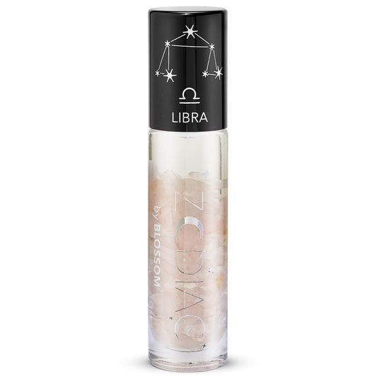 Blossom Lip Gloss Zodiac Sign Vanilla Scented Roll-On Lip Gloss, Moisturizing + Hydrating with Zodiac Crystals, Made in USA, 0.20oz, Libra Beauty & Personal Care Blossom