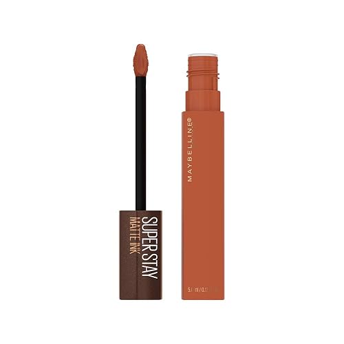 Maybelline New York SuperStay Matte Ink Liquid Lipstick, Coffee Edition, Caramel Collector, 0.17 Ounce Beauty & Personal Care MAYBELLINE