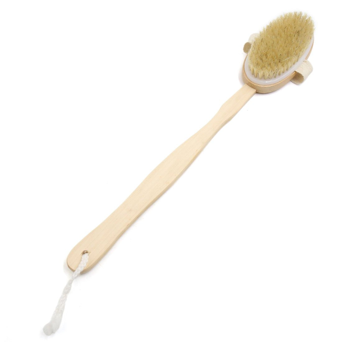 Ruilogod Beige Long Detachable Wooden Handle Bathing Shower Back Brush Spa Scrubber (id: 30f 176 6e8 c24 107 Beauty and Personal Care Ruilogod