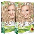 Garnier Nutrisse Ultra Crème Hair Color, Permanent Hair Dye with 100% Gray Coverage, Vegan & Cruelty-Free, 111 Extra-Light Ash Blonde (White Beauty & Personal Care Garnier