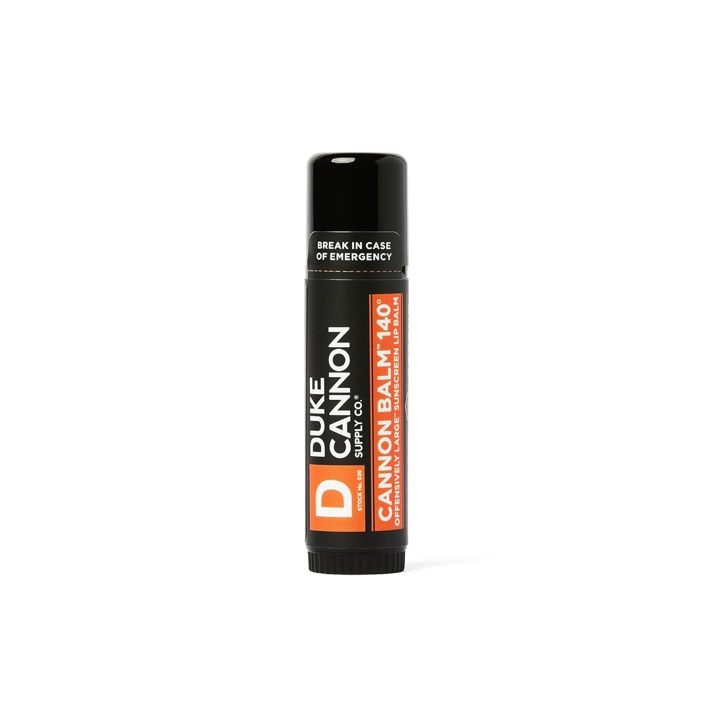 Duke Cannon Balm 140° Tactical Lip Protectant - Blood Orange Mint Flavored Lip Balm for Men with SPF 30, Large Size, Premium Ingredients, 0.56oz Beauty and Personal Care Duke Cannon Supply Co.
