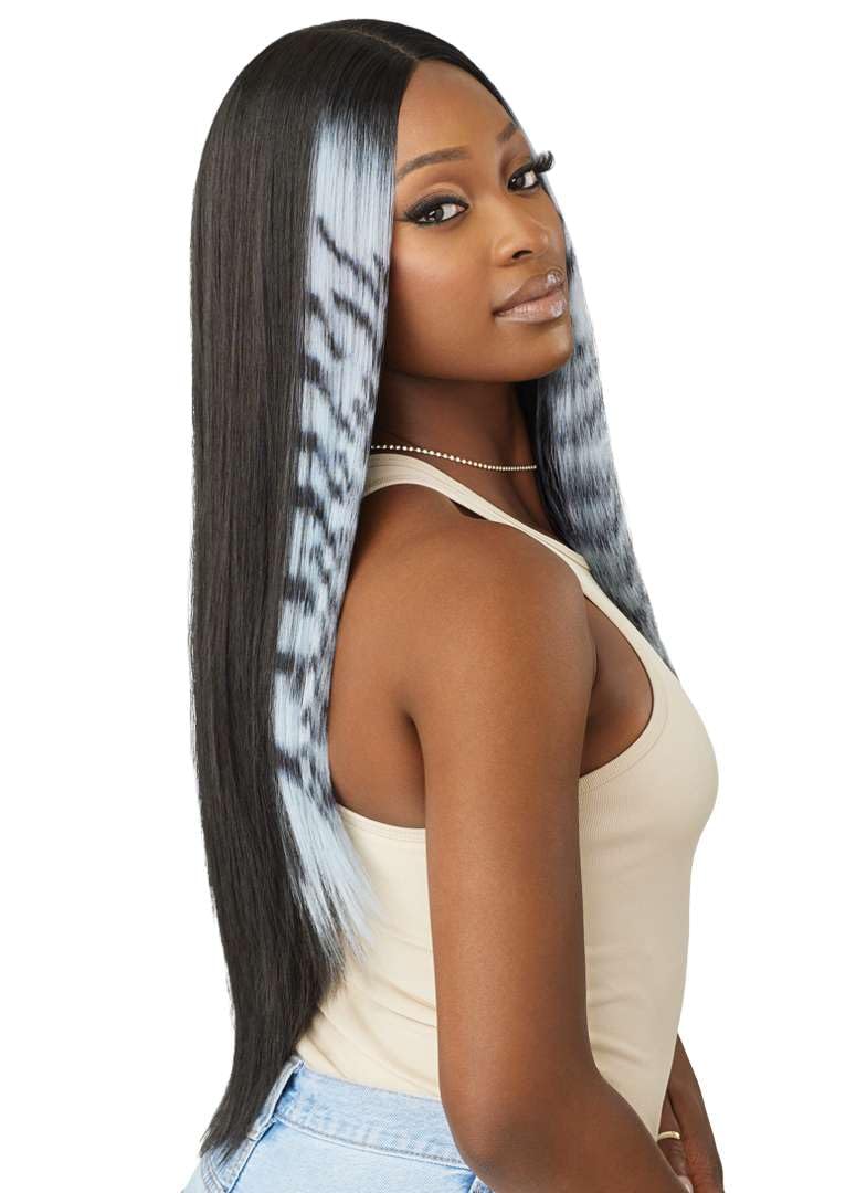 Outre Lace Front Wig - Color Bomb - Tygra (JET BLACK 1)