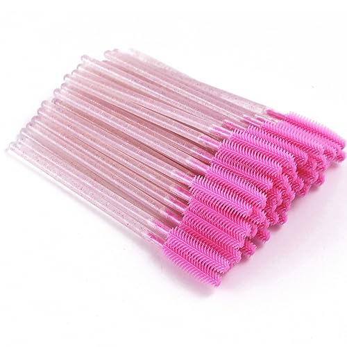 Apothie 50 Pieces Silicone Disposable Mascara Eyelash Wands - Eyebrow & Lash Extension Spoolie Brushes, Comb Separator, Microblading Tool, Applicator Beauty & Personal Care Apothie