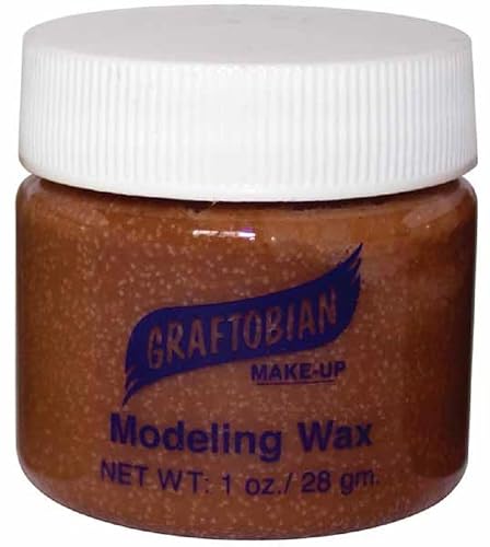 Graftobian Theatrical Modeling Wax Brown Color Pro Make-Up Special Effect 1oz Beauty & Personal Care Graftobian