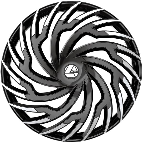 Azara AZA-536 22x8.5 5x112 5x114.3 +38 Cb 74.1 Gloss Black & Machined Beauty & Personal Care Azara