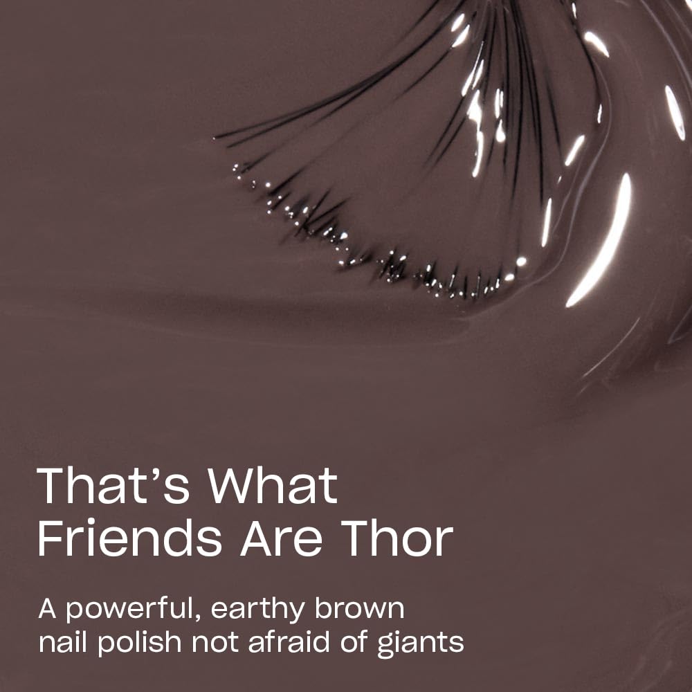 OPI Nail Lacquer That's What Friends are Thor | Opaque Dark Brown Crème Chip Resistant Nail Polish | Iceland Collection Beauty & Personal Care OPI